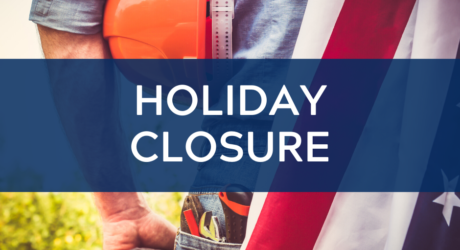 Holiday Closure: Labor Day 1