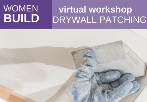 Women Build: Drywall Repair