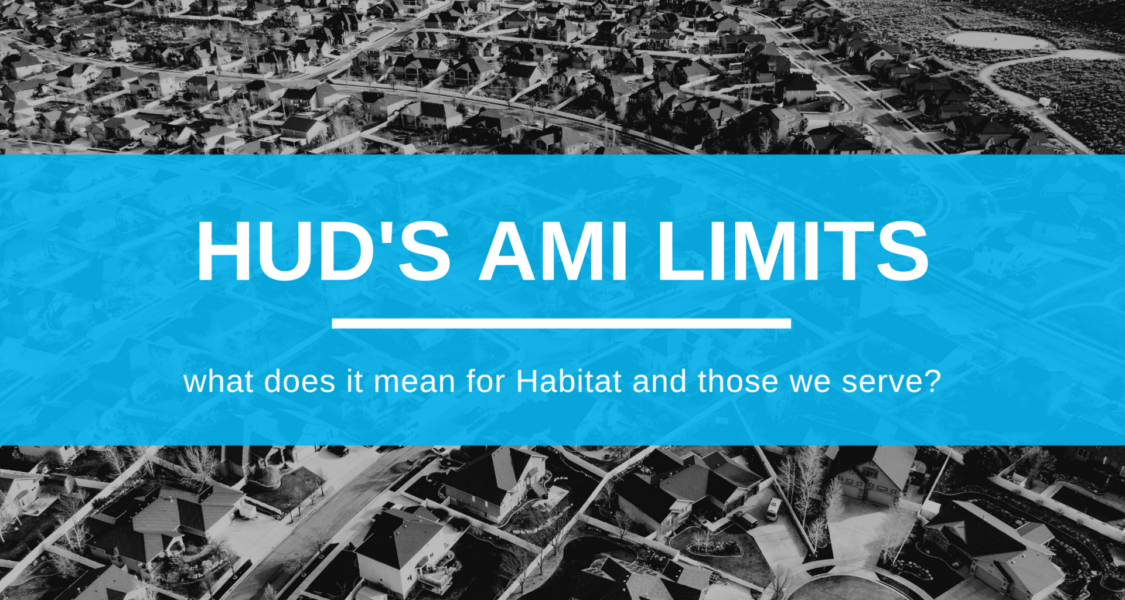 AMI Limits County Habitat For Humanity